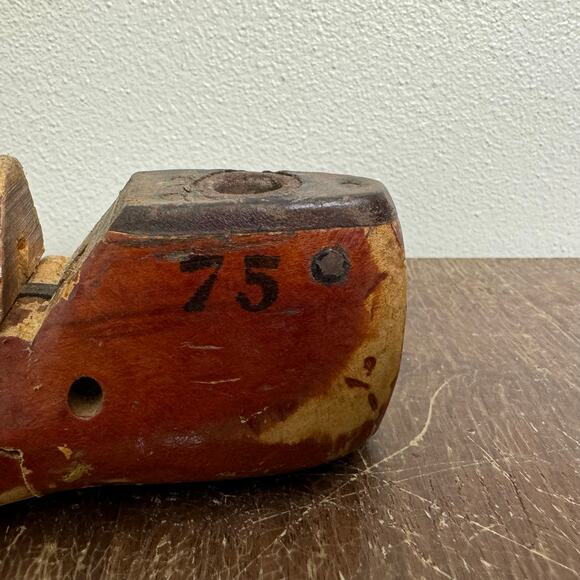 Vintage‎ Antique? Wooden Cobbler Shoe Form Gebl Company Size 7C - Picture 6 of 11